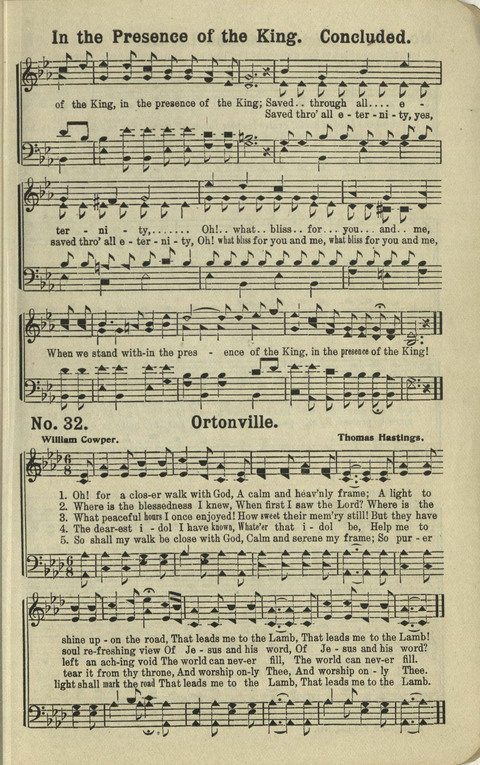 Glad News No. 2: a collection of Sacred Songs, Both New and Old page 33