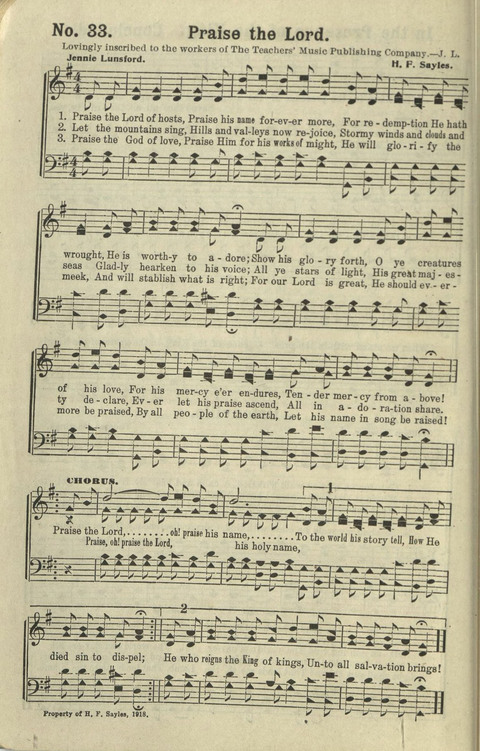 Glad News No. 2: a collection of Sacred Songs, Both New and Old page 34
