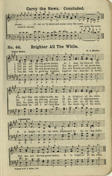 Glad News No. 2: a collection of Sacred Songs, Both New and Old page 45