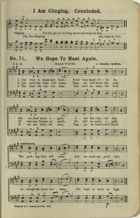 Glad News No. 2: a collection of Sacred Songs, Both New and Old page 73