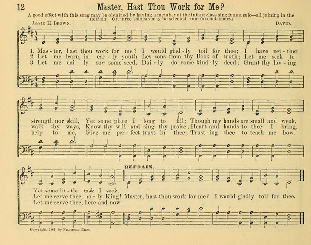 Grateful Praise: a collection of new songs for the Sunday-school page 12