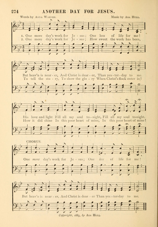 Gospel Praise Book.: a collection of choice gems of sacred song suitable for church service, gospel praise meetings, and family devotions. (Complete ed.) page 274