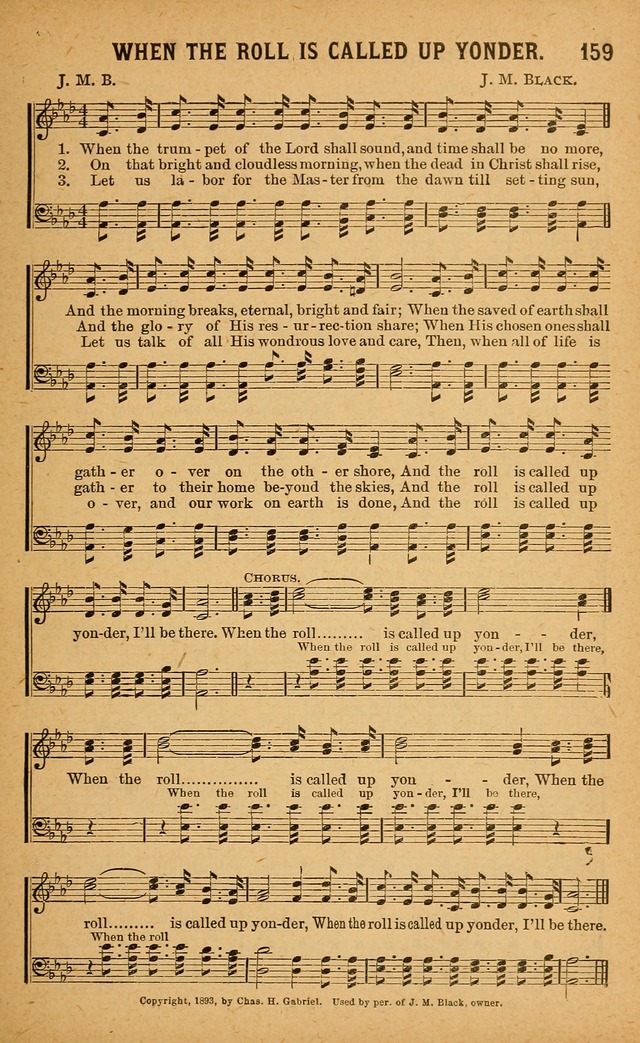 Gospel Praises: for use in meetings of Christian worship page 161
