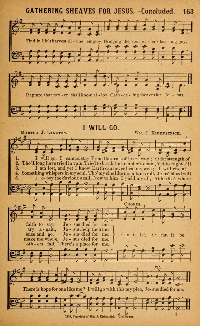 Gospel Praises: for use in meetings of Christian worship page 165