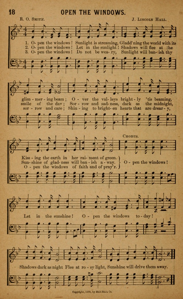 Gospel Praises: for use in meetings of Christian worship page 18