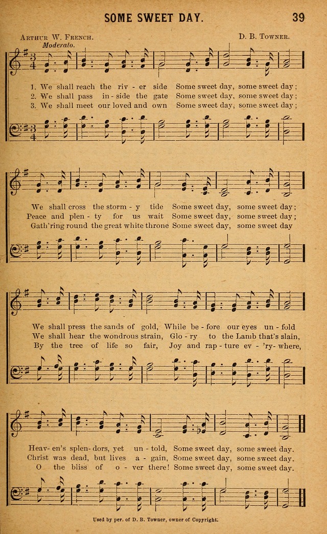 Gospel Praises: for use in meetings of Christian worship page 39