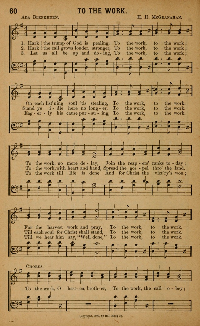 Gospel Praises: for use in meetings of Christian worship page 60