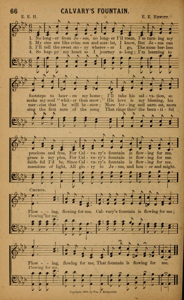 Gospel Praises: for use in meetings of Christian worship page 66