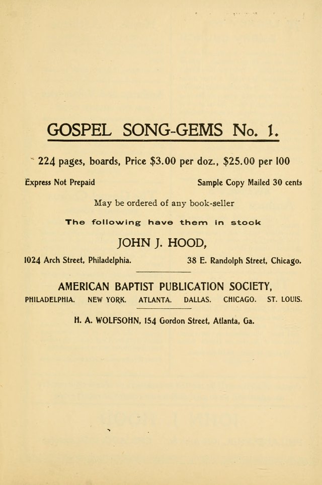 Gospel Song-Gems No.1 page 232