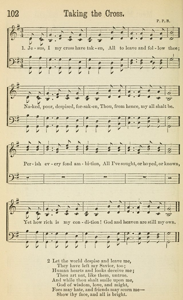 Gospel Songs: a choice collection of hymns and tune, new and old, for gospel meetings, prayer meetings, Sunday schools, etc. page 107