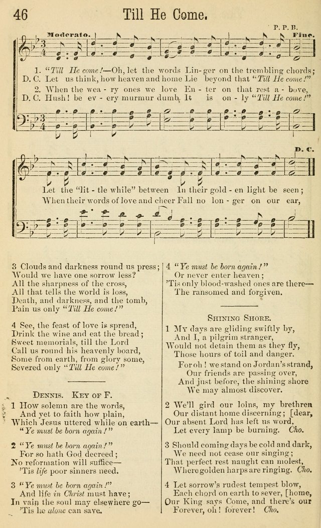Gospel Songs: a choice collection of hymns and tune, new and old, for gospel meetings, prayer meetings, Sunday schools, etc. page 51