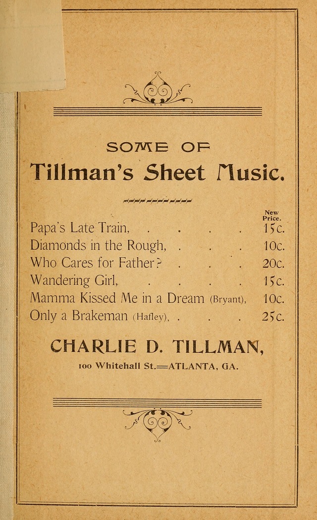 Glowing Songs page 170