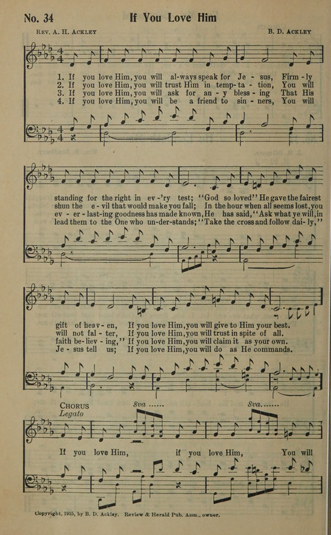The Gospel in Song: as used in the Anderson Gospel Crusades page 38