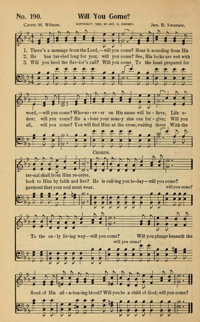 The Golden Sheaf No. 2: a collection of gospel hymns, new and old, responsive readings, hymns for the Sunday school, young people