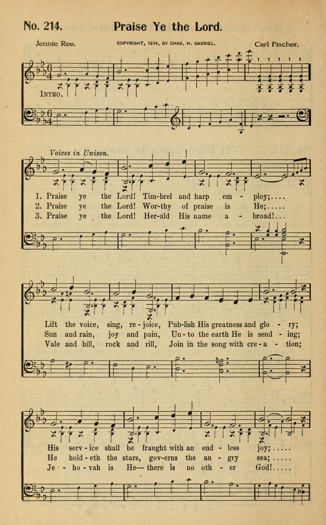 The Golden Sheaf No. 2: a collection of gospel hymns, new and old, responsive readings, hymns for the Sunday school, young people