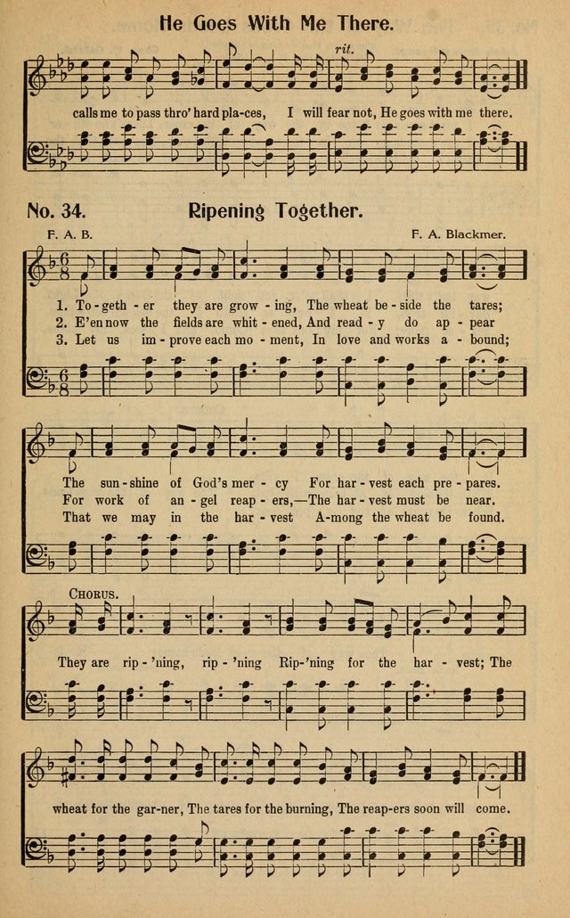 The Golden Sheaf No. 2: a collection of gospel hymns, new and old, responsive readings, hymns for the Sunday school, young people