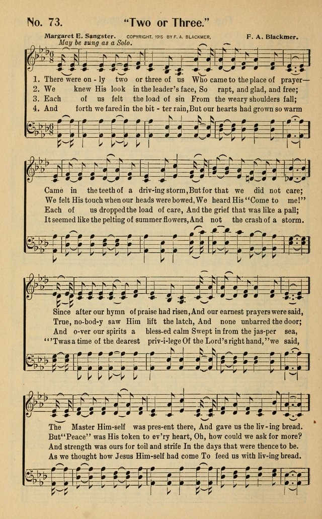 The Golden Sheaf No. 2: a collection of gospel hymns, new and old, responsive readings, hymns for the Sunday school, young people