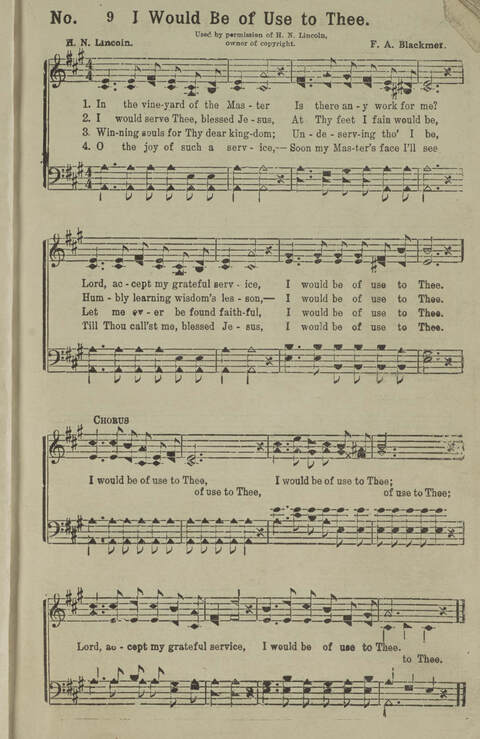 Gospel Songs Number Three: designed for use in Christian work and worship page 13