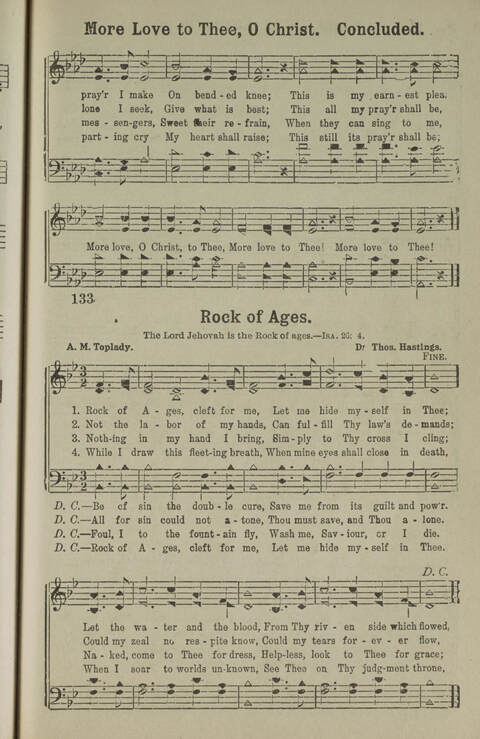 Gospel Songs Number Three: designed for use in Christian work and worship page 133