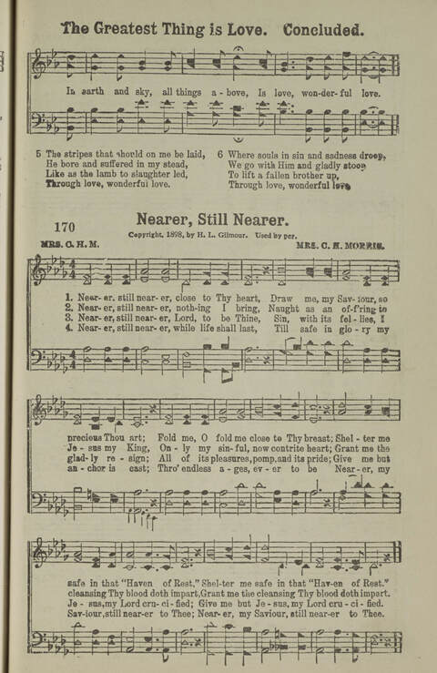 Gospel Songs Number Three: designed for use in Christian work and worship page 165
