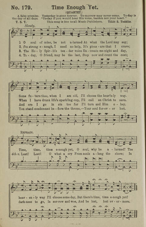Gospel Songs Number Three: designed for use in Christian work and worship page 174