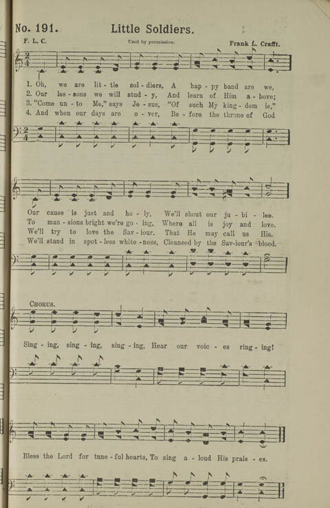 Gospel Songs Number Three: designed for use in Christian work and worship page 185