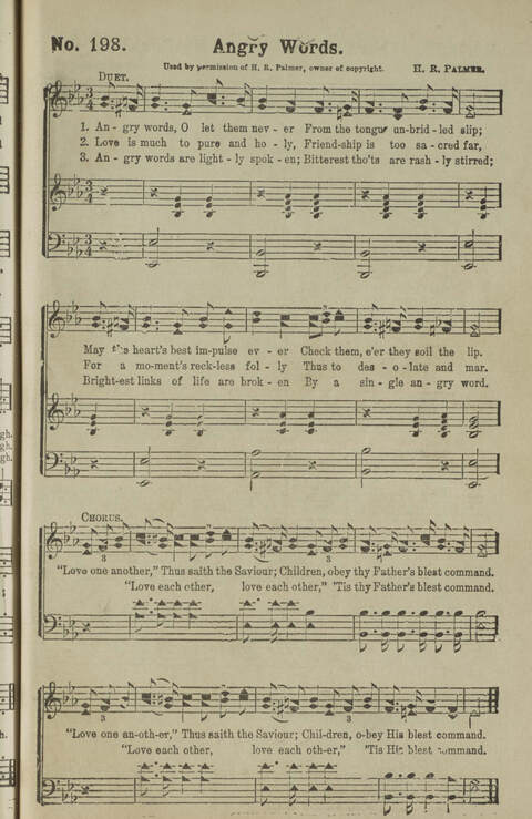 Gospel Songs Number Three: designed for use in Christian work and worship page 191