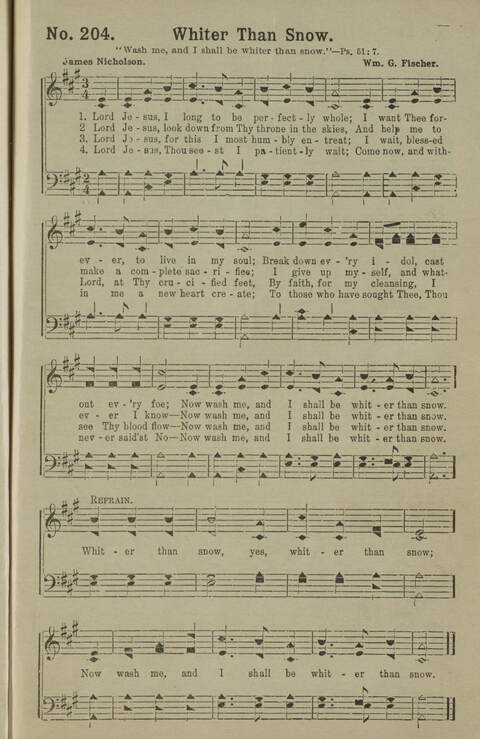 Gospel Songs Number Three: designed for use in Christian work and worship page 197