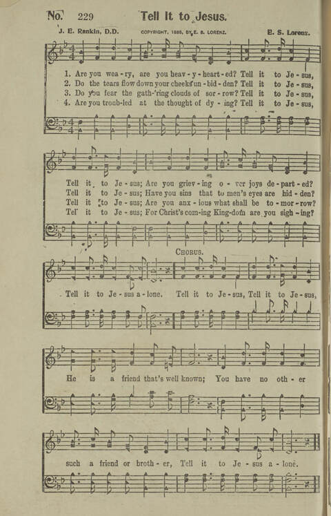 Gospel Songs Number Three: designed for use in Christian work and worship page 218