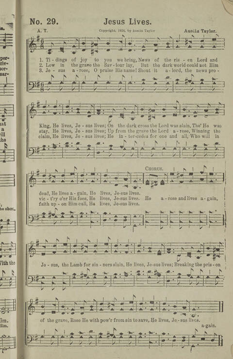 Gospel Songs Number Three: designed for use in Christian work and worship page 33