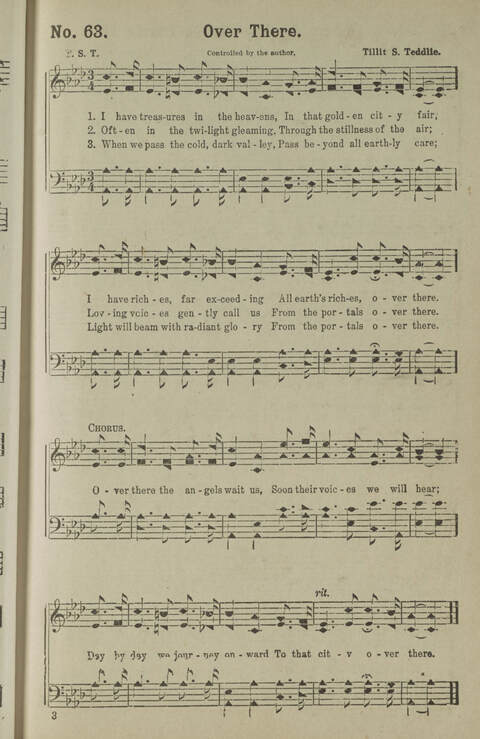 Gospel Songs Number Three: designed for use in Christian work and worship page 67