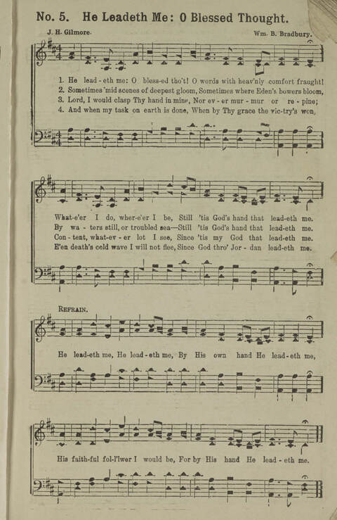 Gospel Songs Number Three: designed for use in Christian work and worship page 9