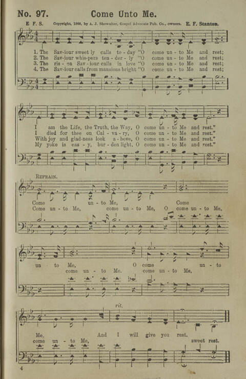 Gospel Songs Number Three: designed for use in Christian work and worship page 99