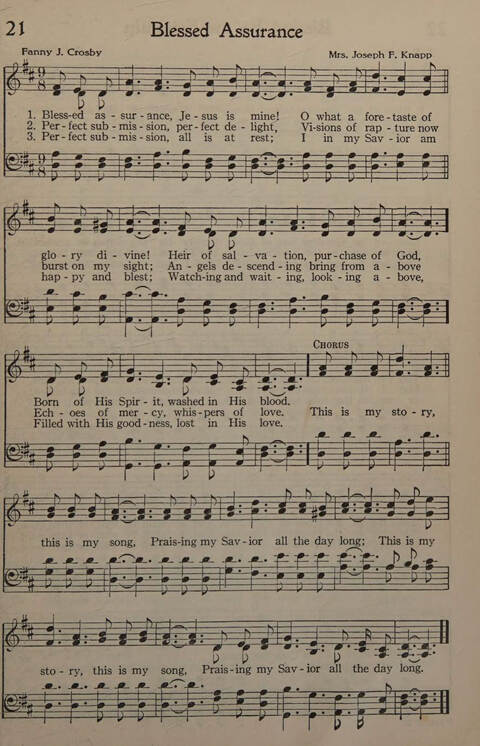 Great Songs of the Church. number two: a treasury of six hundred sacred songs suitable for all services of the church page 22