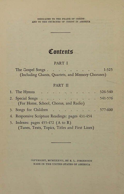Great Songs of the Church. number two: a treasury of six hundred sacred songs suitable for all services of the church page 7