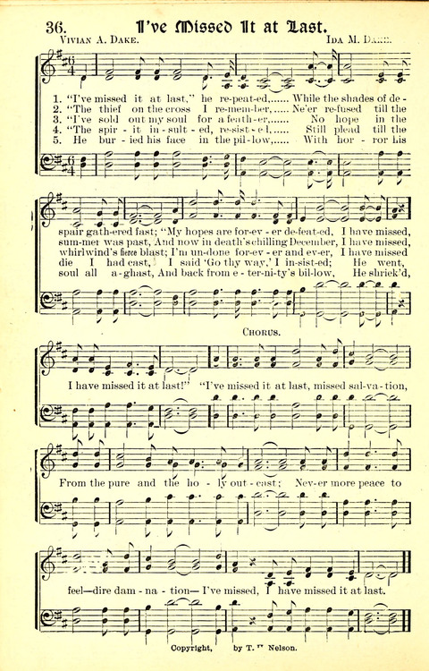 Garden of Spices: a choice collection for revival meetings, missionary meetings, rescue work, church and Sunday schools page 38