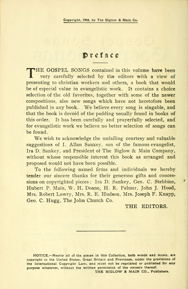 Gospel Songs: for use in Church and Evangelistic meetings page 7
