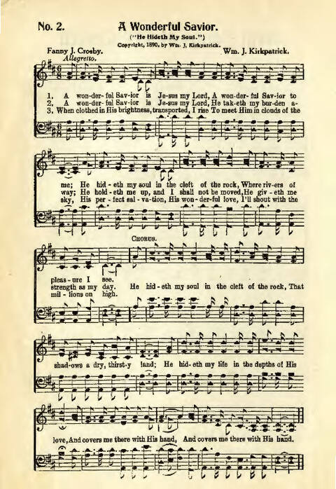 Great Songs of the Church: a comprehensive collection of psalms, hymns, and spiritual songs of the first class, suitable for all services of the church page 2