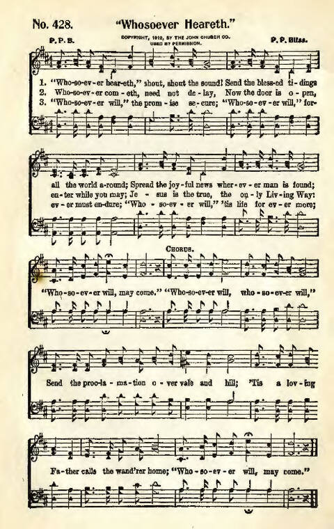 Great Songs of the Church: a comprehensive collection of psalms, hymns, and spiritual songs of the first class, suitable for all services of the church page 291