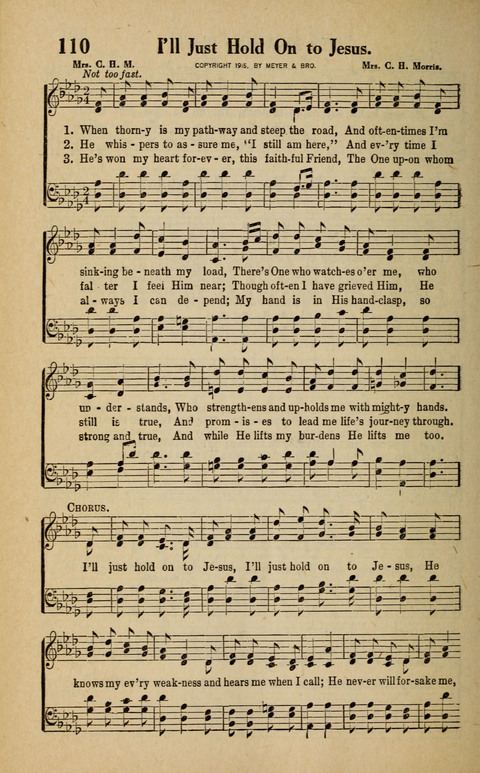 Great Tabernacle Hymns page 110