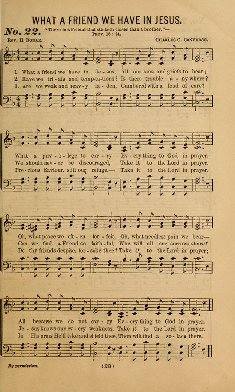 The Gospel Temperance Hymnal and Coronation Songs page 23