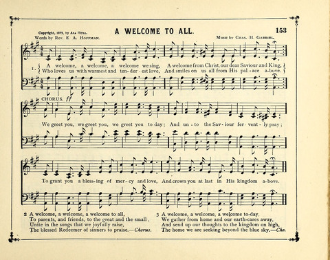 The Gem of Gems: a choice collection of sacred songs, original and selected, for the use of Sunday-Schools, Bible Classes and Social Worship page 153