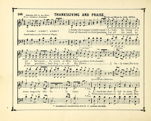 The Gem of Gems: a choice collection of sacred songs, original and selected, for the use of Sunday-Schools, Bible Classes and Social Worship page 166