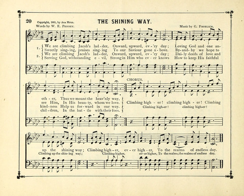 The Gem of Gems: a choice collection of sacred songs, original and selected, for the use of Sunday-Schools, Bible Classes and Social Worship page 20