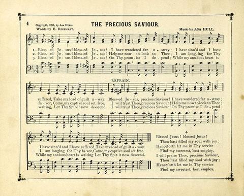 The Gem of Gems: a choice collection of sacred songs, original and selected, for the use of Sunday-Schools, Bible Classes and Social Worship page 4