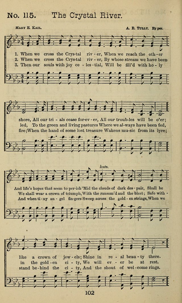 The Gospel of Joy: prepared especially for gospel meetings, camp meetings, devotional meetings, and Sunday schools page 102
