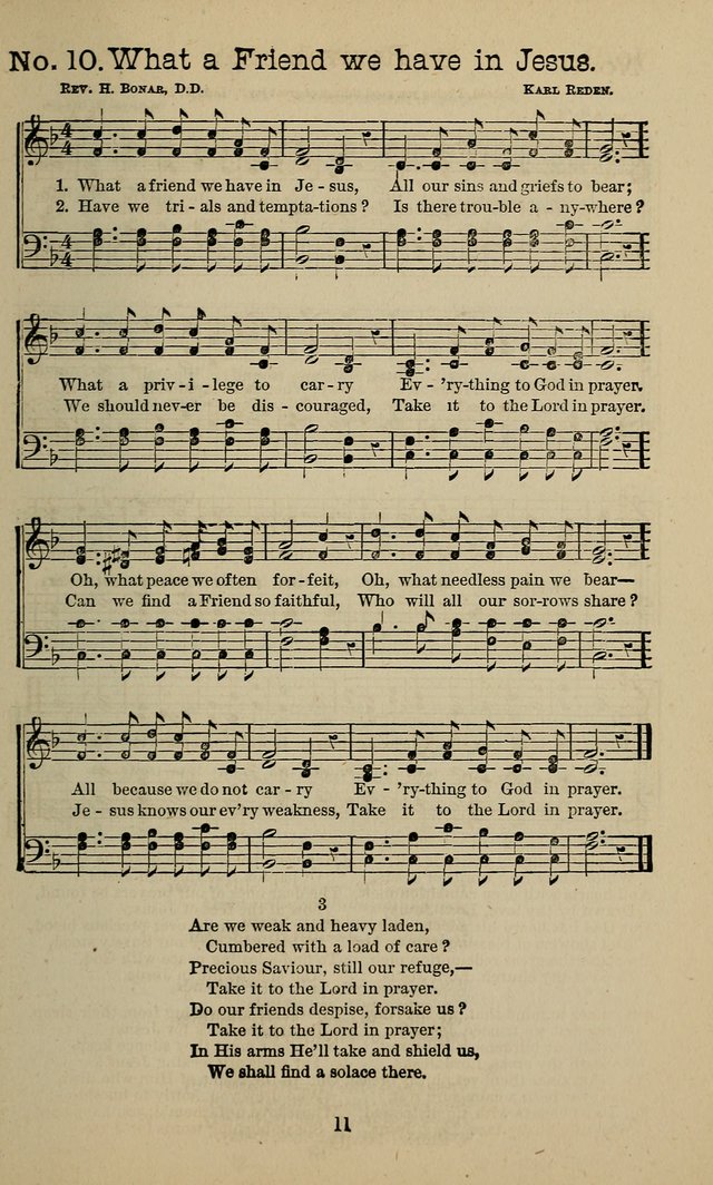 The Gospel of Joy: prepared especially for gospel meetings, camp meetings, devotional meetings, and Sunday schools page 11