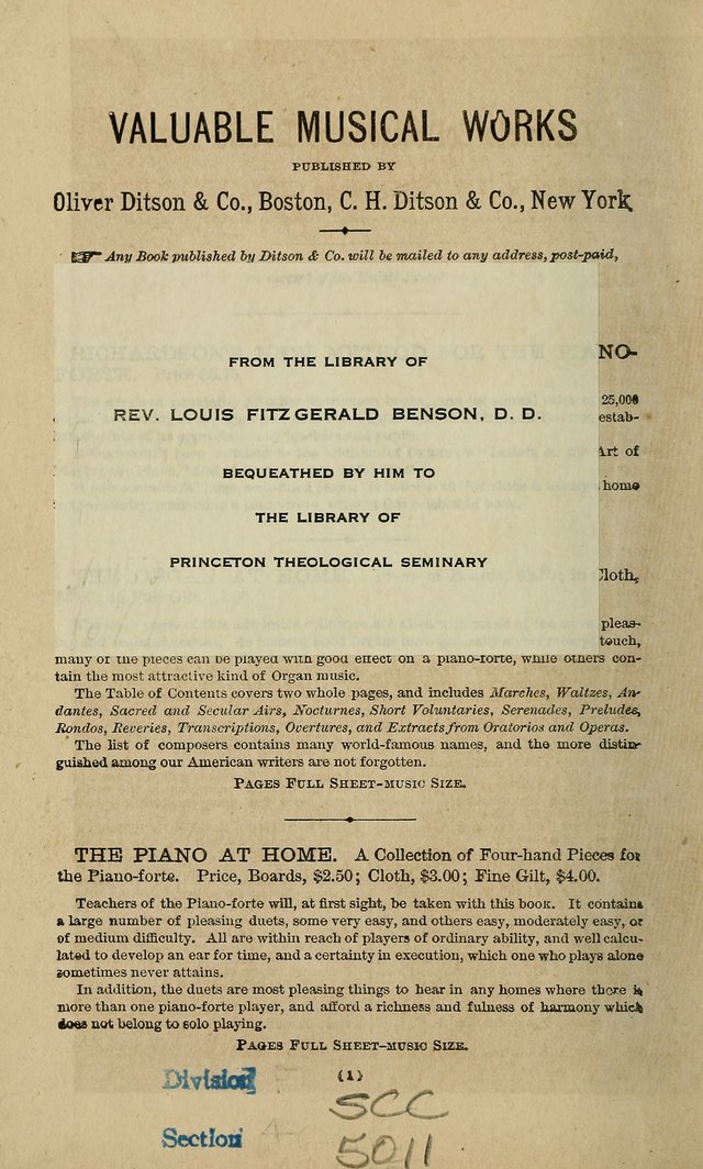 The Gospel of Joy: prepared especially for gospel meetings, camp meetings, devotional meetings, and Sunday schools page ii