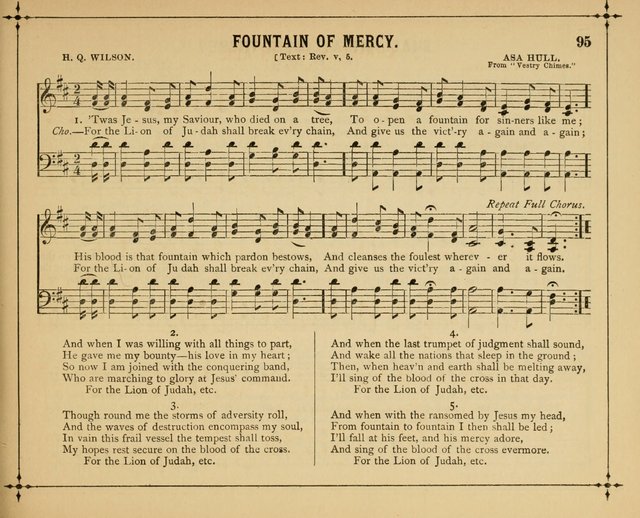 Garlands of Praise: a choice collection of original and selected hymns and tunes suitable for Sunday-Schools, Bible classes and the home circle page 100