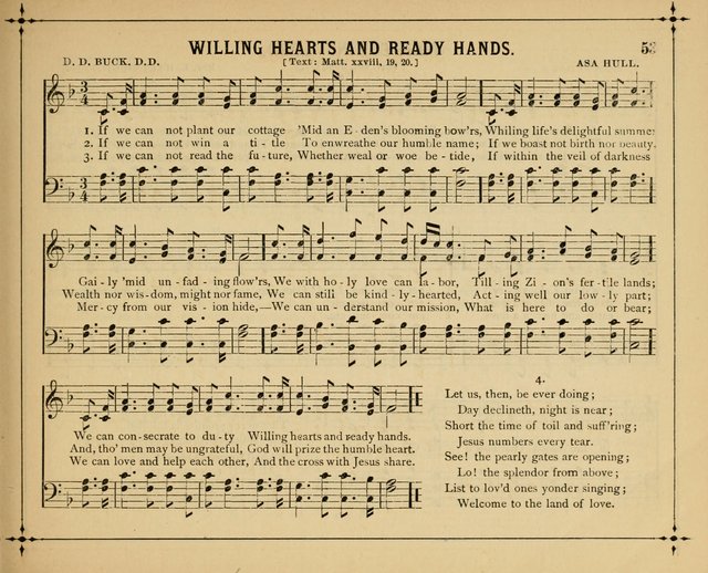 Garlands of Praise: a choice collection of original and selected hymns and tunes suitable for Sunday-Schools, Bible classes and the home circle page 58